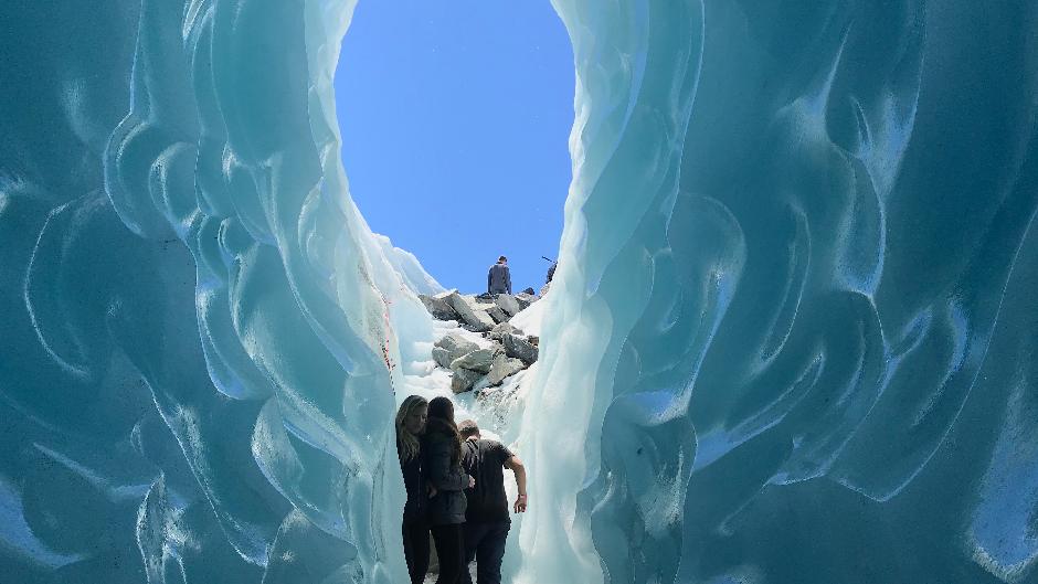 Ice Caves on the Tasman Glacier
